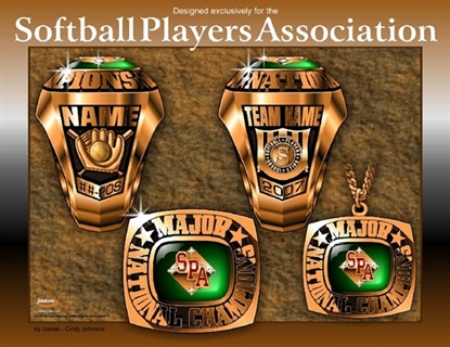 Picture of Major National Champion Ring/Pendant w/ SPA - 14K White Gold