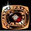 Picture of Women's National Champion Ring/Pendant w/Stad Top & Cubic Zirc Tubeset- 14K White Gold