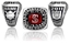 Picture of Eastern National Ring/Pendant w/Stad Top & SPA Encrust  - 14K White Gold