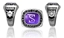 Picture of Women's Heart of Ohio Champion Ring/Pendant w/SPA Encrusting - 10K White Gold