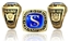 Picture of World Series Champion Ring/Pendant w/ SPA Encr - 10K White Gold