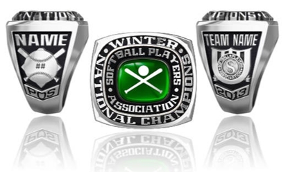 Picture of Winter Nationals Ring or Pendant w/Stadium Top and Crossed Bats and Ball